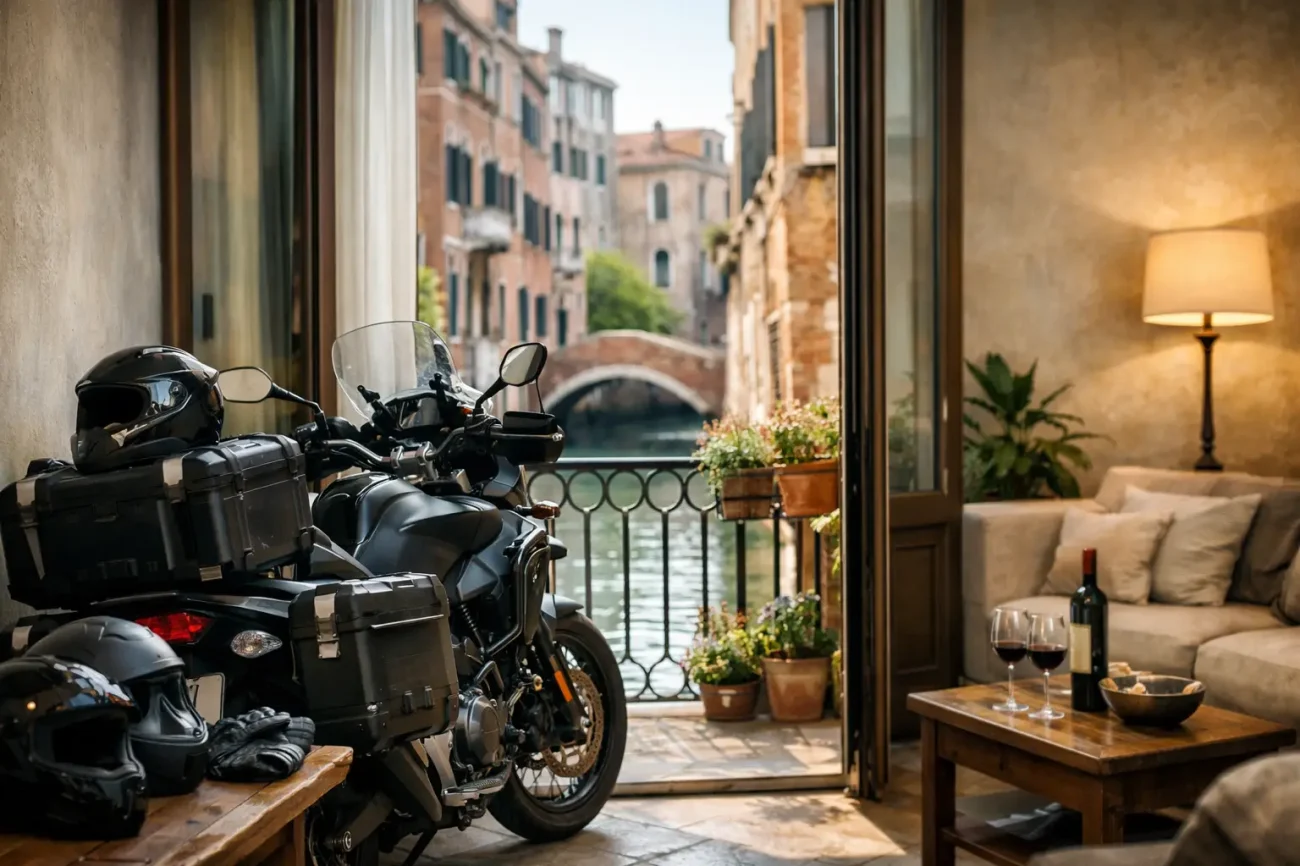 A Venice Apartment for Motorbike Travelers