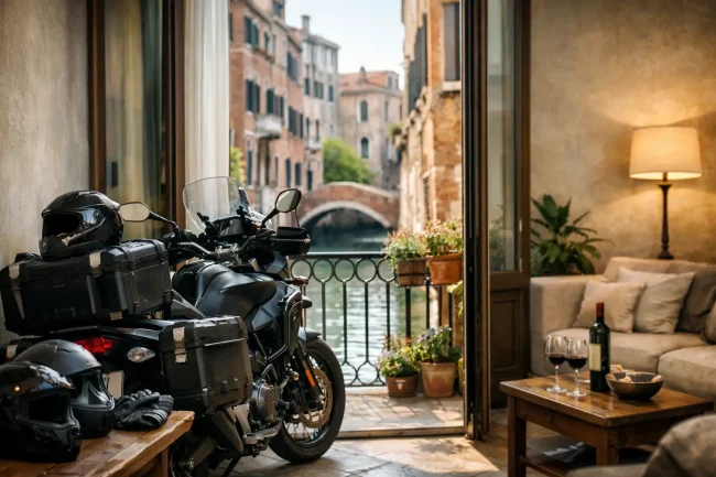 A Venice Apartment for Motorbike Travelers