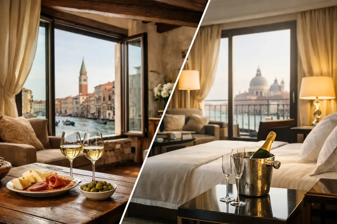 Private Apartment Versus Hotel Suite in Venice